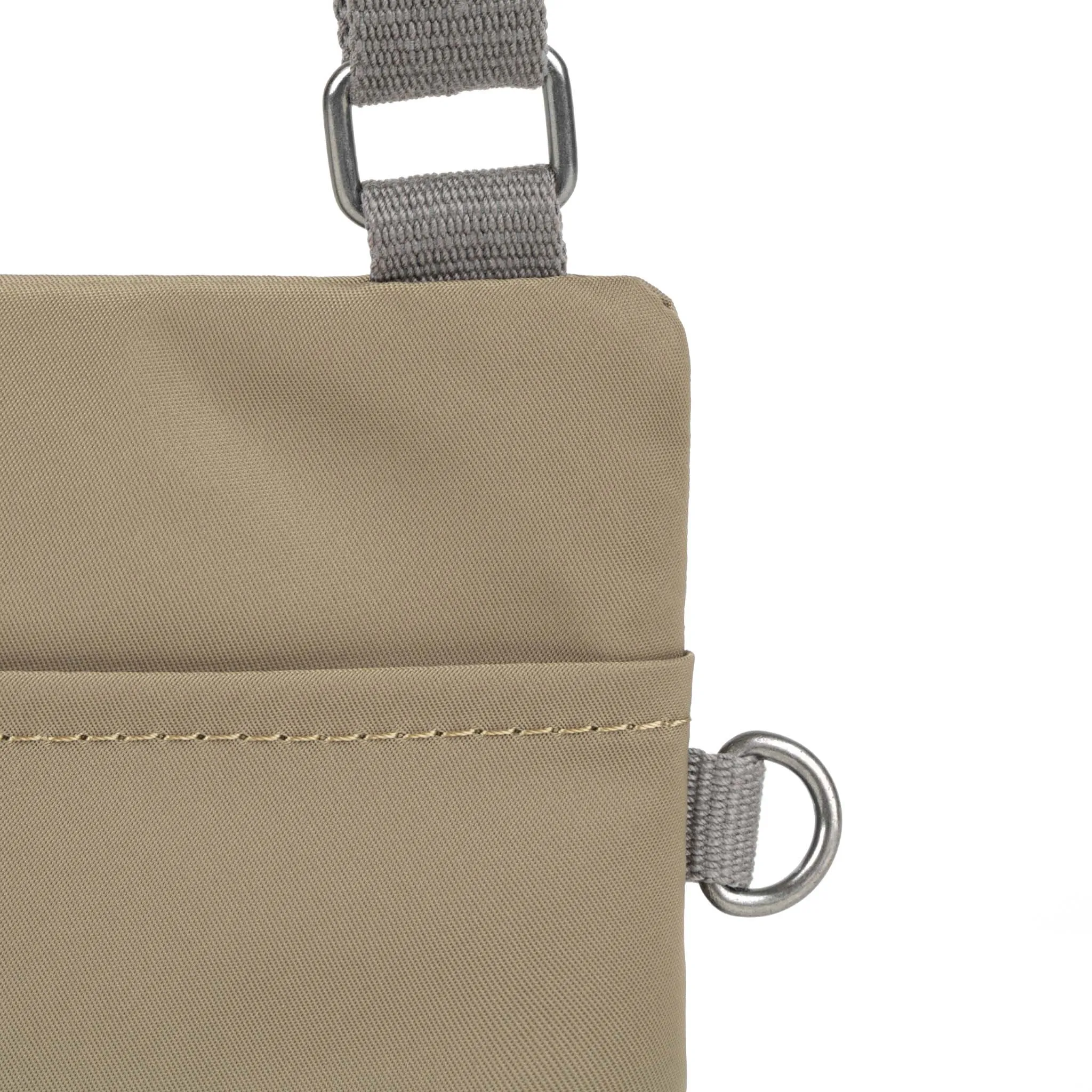 ROKA CHELSEA TAUPE  RECYCLED NYLON SMALL CROSS BODY BAG