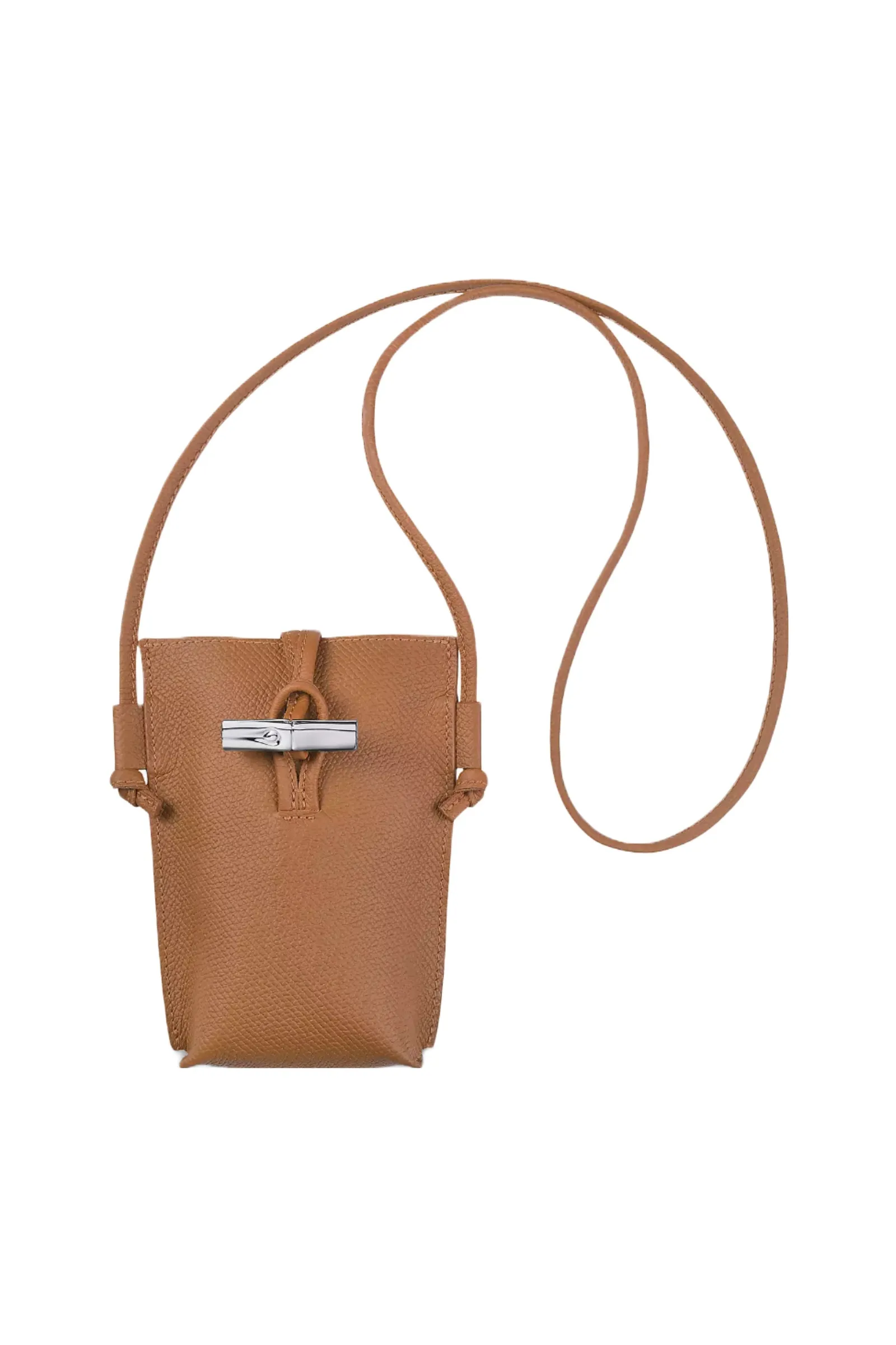 Roseau Natural Leather Phone Pouch Bag