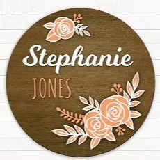 Roses Name Plaque