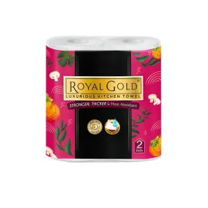 Royal Gold Luxurious Kitchen Towel 55pcs x 2rolls