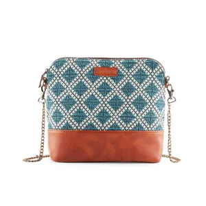 Rudhira Lattice Print Cross body/Sling bag