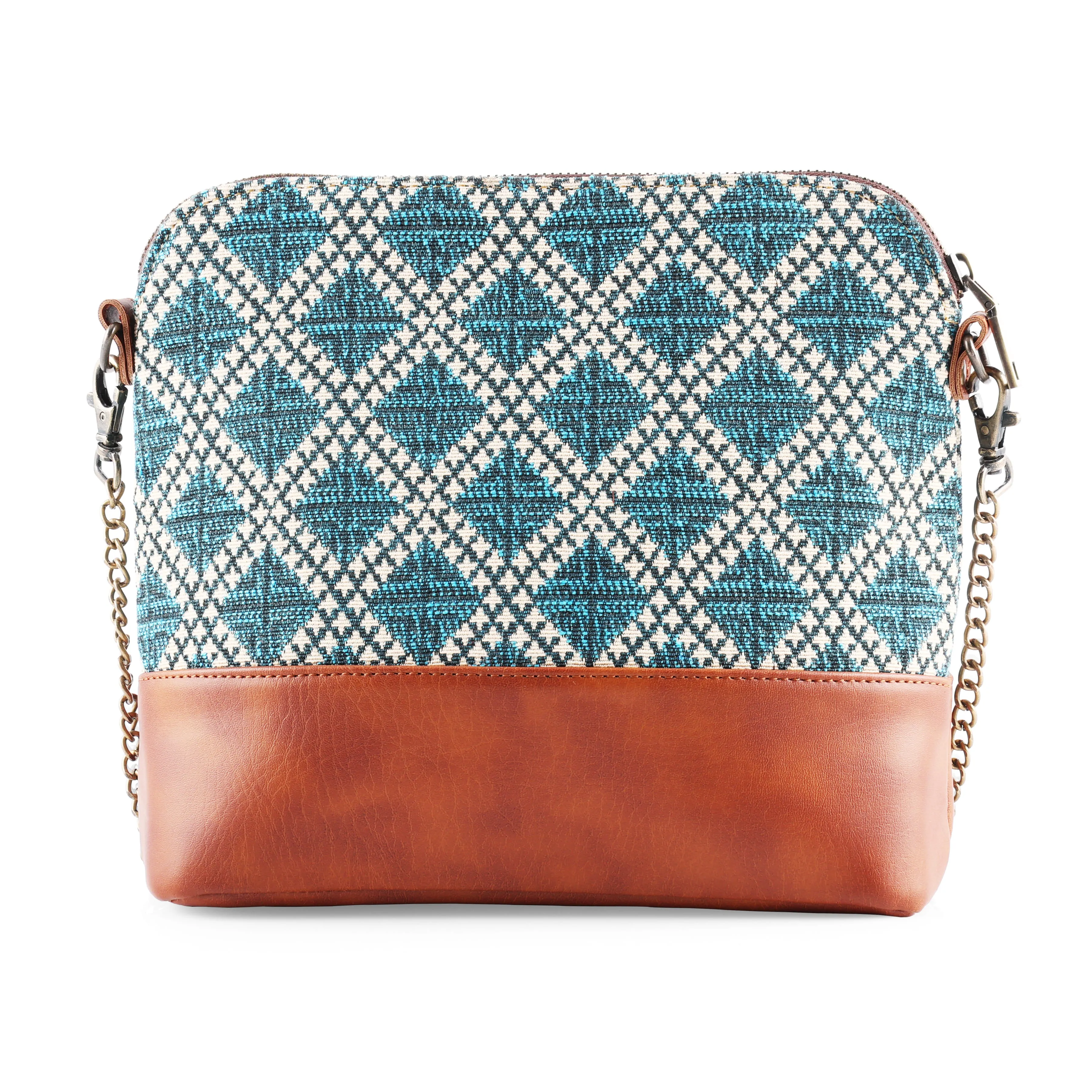 Rudhira Lattice Print Cross body/Sling bag