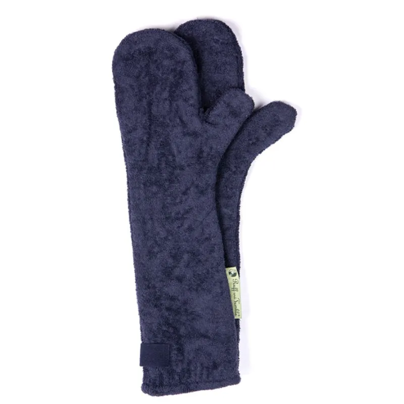 Ruff and Tumble Drying Mitts - Navy