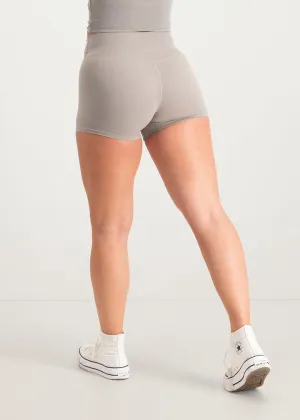 Sculpt Shorts - Light Grey