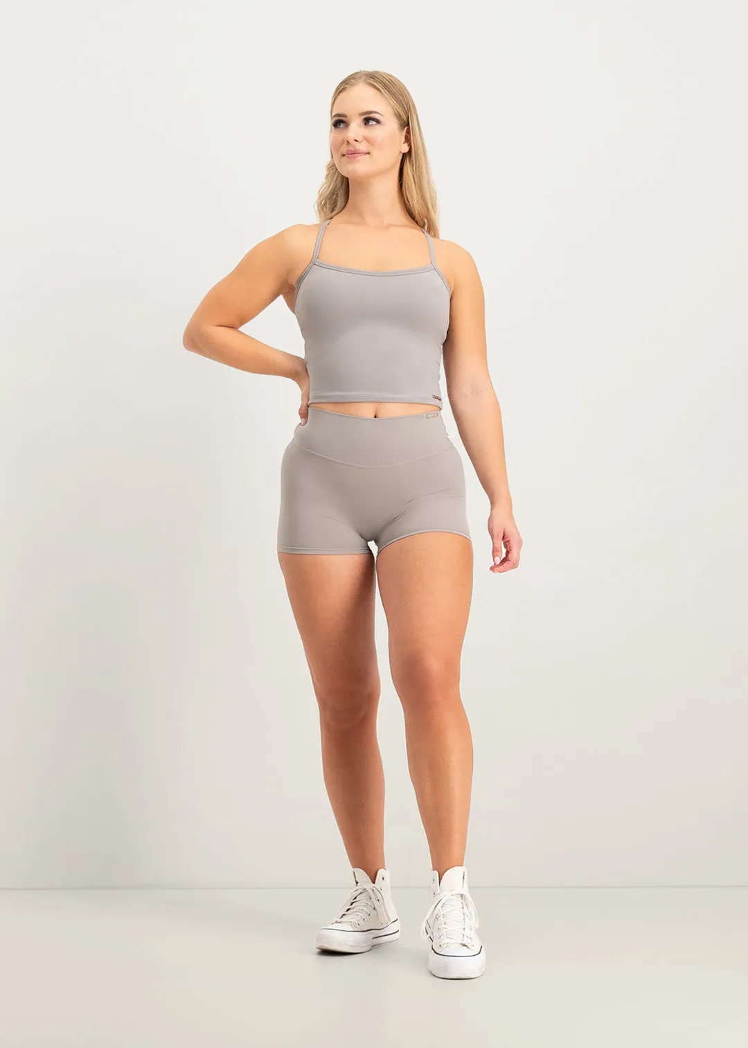 Sculpt Shorts - Light Grey