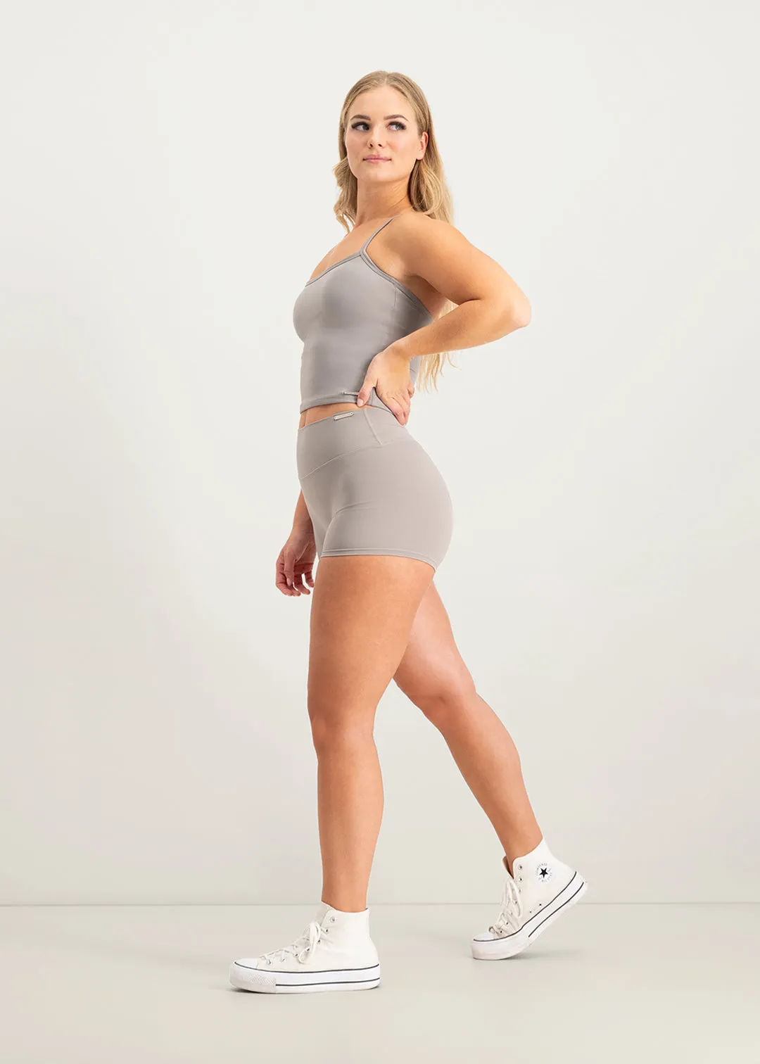 Sculpt Shorts - Light Grey