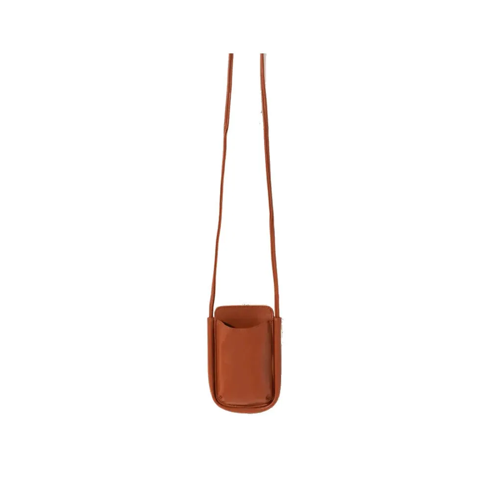 SHIRALEAH CHARLOTTE PHONE CROSSBODY SADDLE