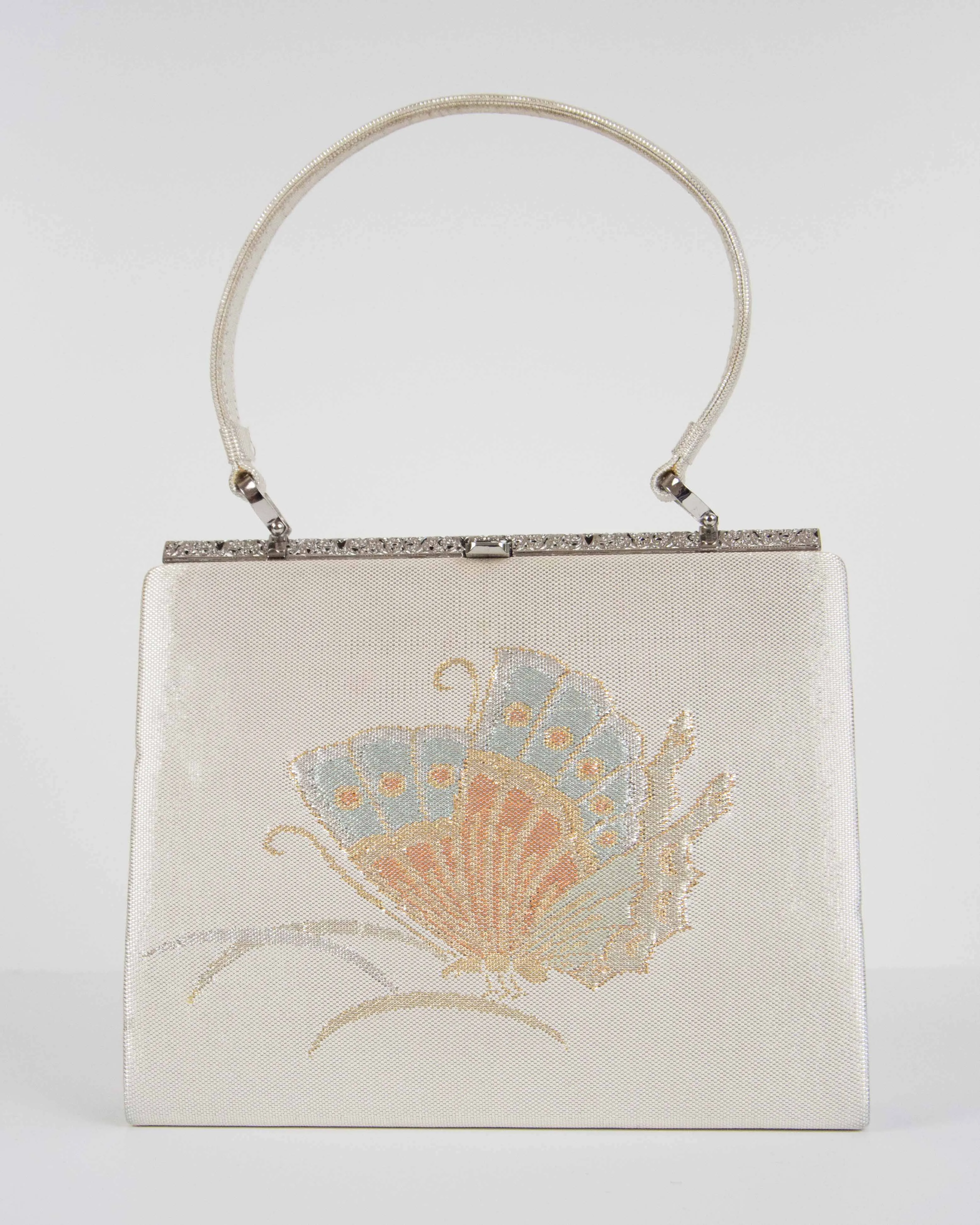 Silk Brocade Butterfly Frame Bag