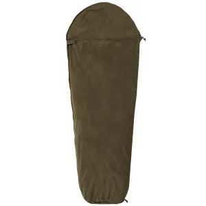 Snugpak Fleece Sleeping Bag Liner with Zip Olive