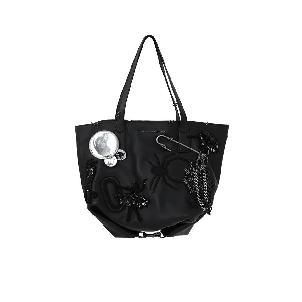 Spider Charm Shopping Bag