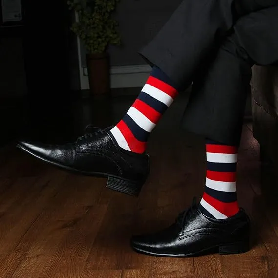 Stripes of Glory Luxurious Socks For Men