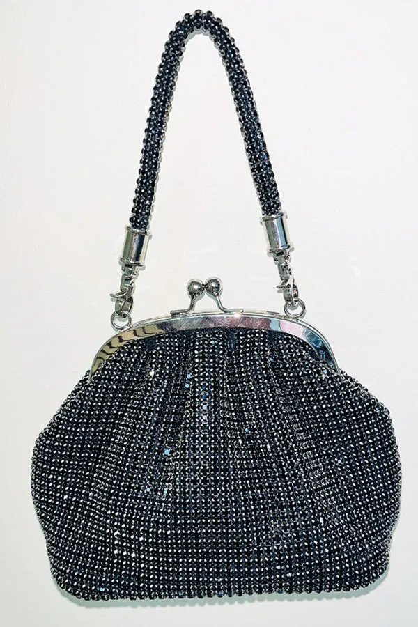 Stylish Glitter Rhinestones Evening Bag