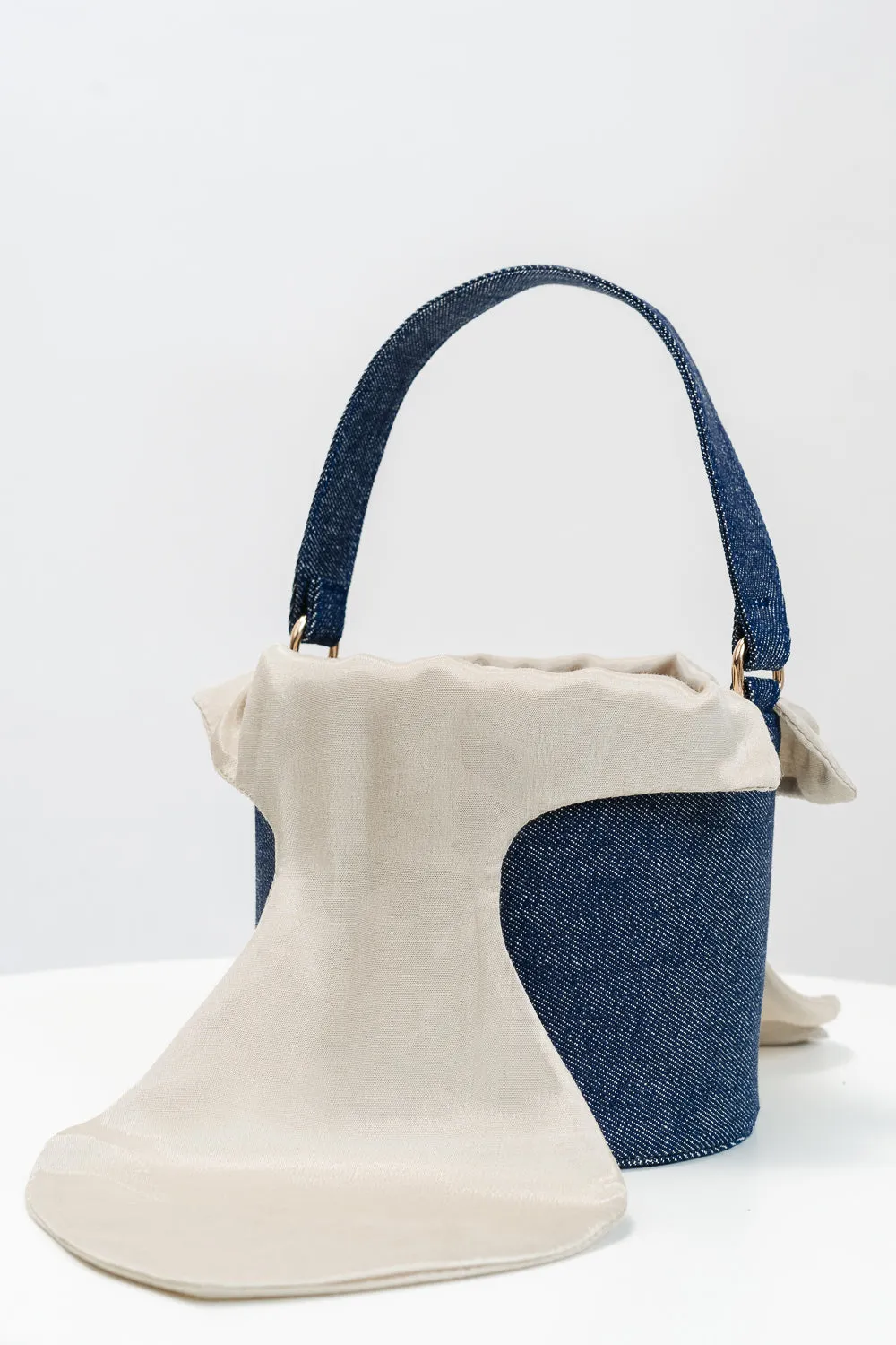 The Blue-Grey Bucket Bag