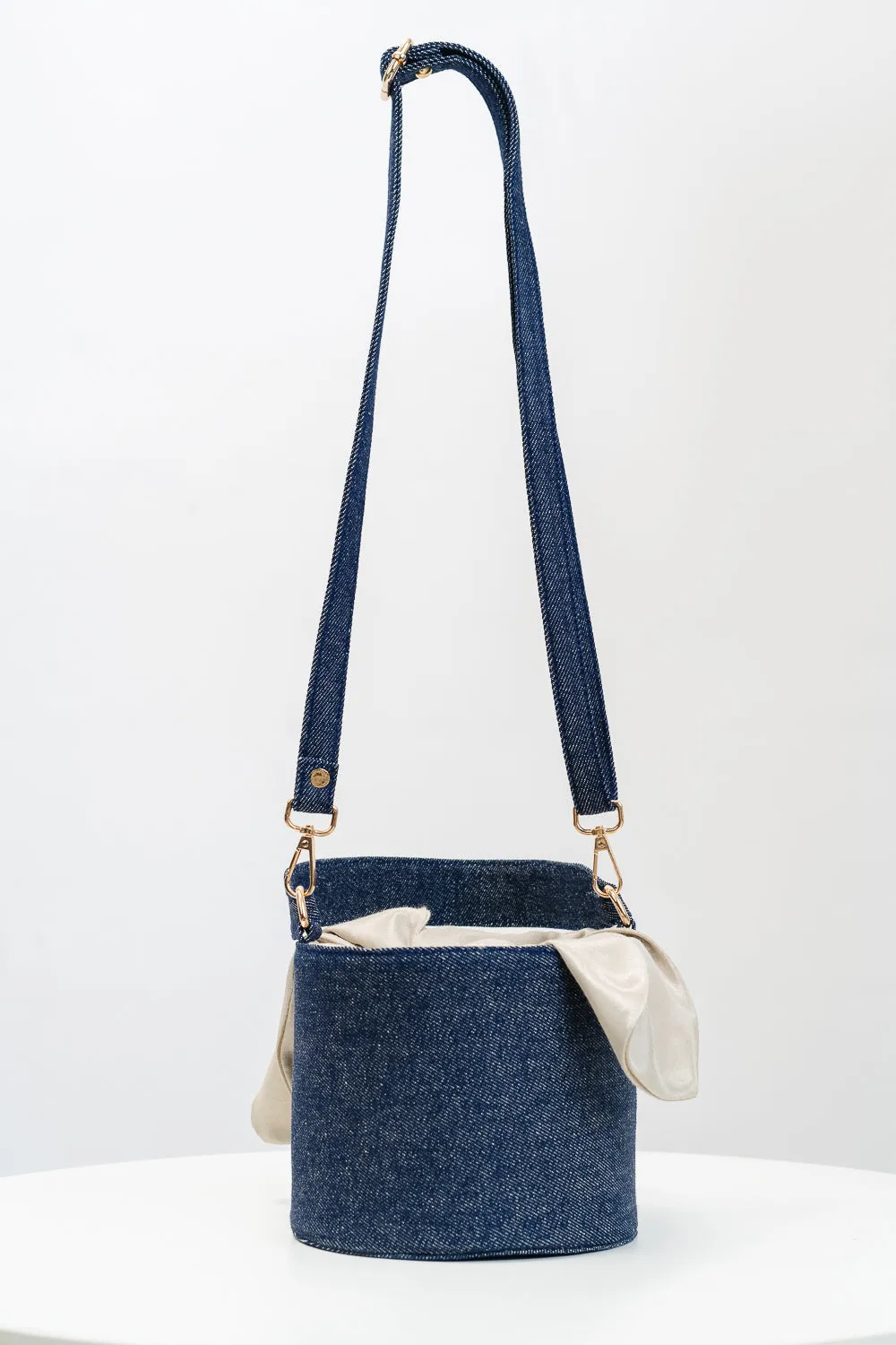 The Blue-Grey Bucket Bag