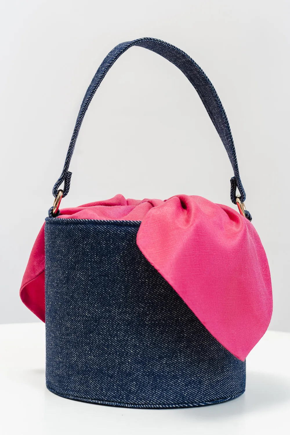 The Blue-Pink Bucket Bag