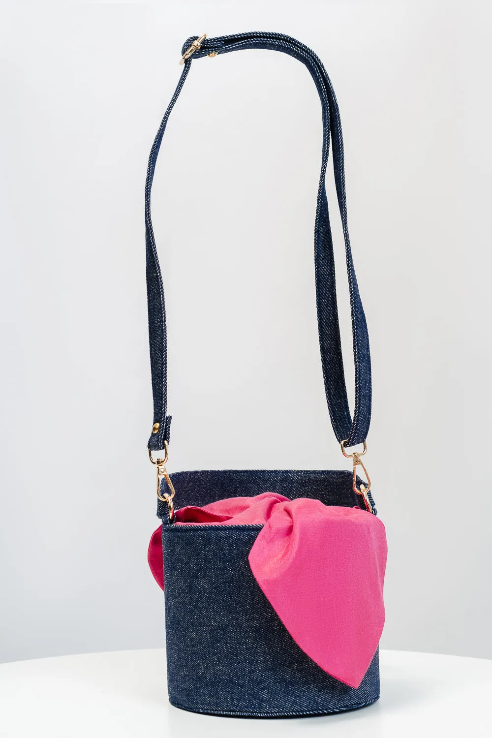 The Blue-Pink Bucket Bag