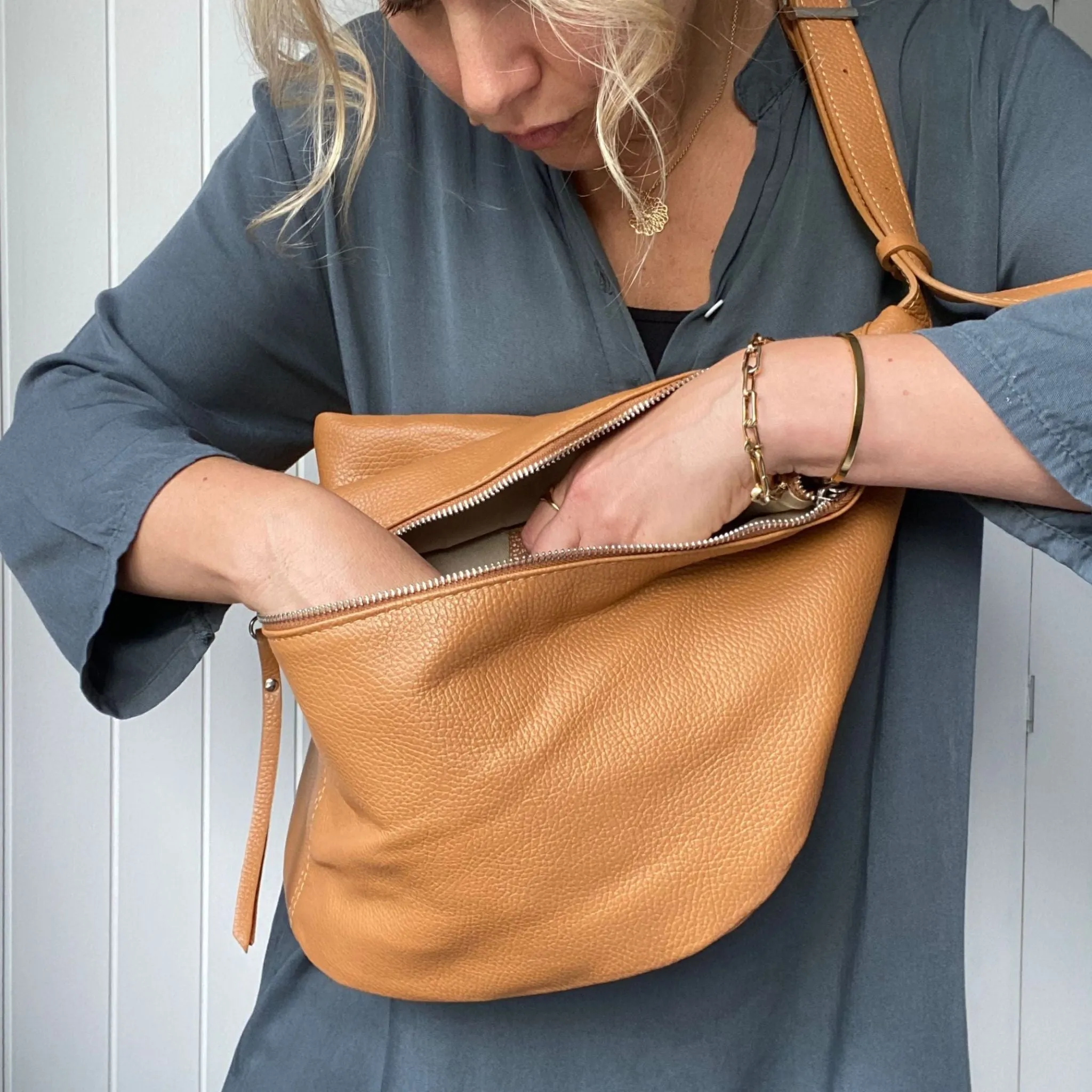 The XL Leather BumBag / Sling Bag