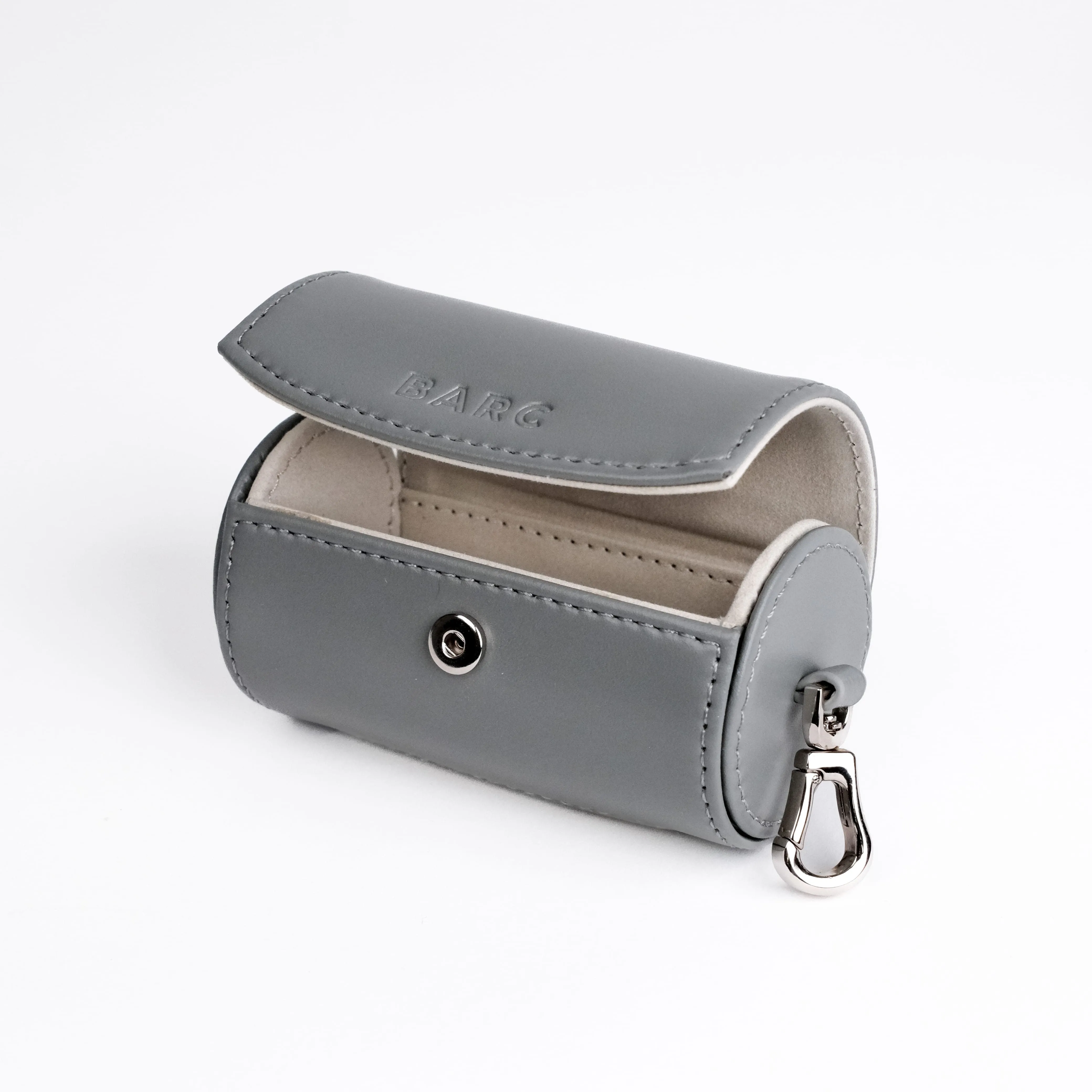 Vegan Leather Waste Bag Holder | Ash Grey