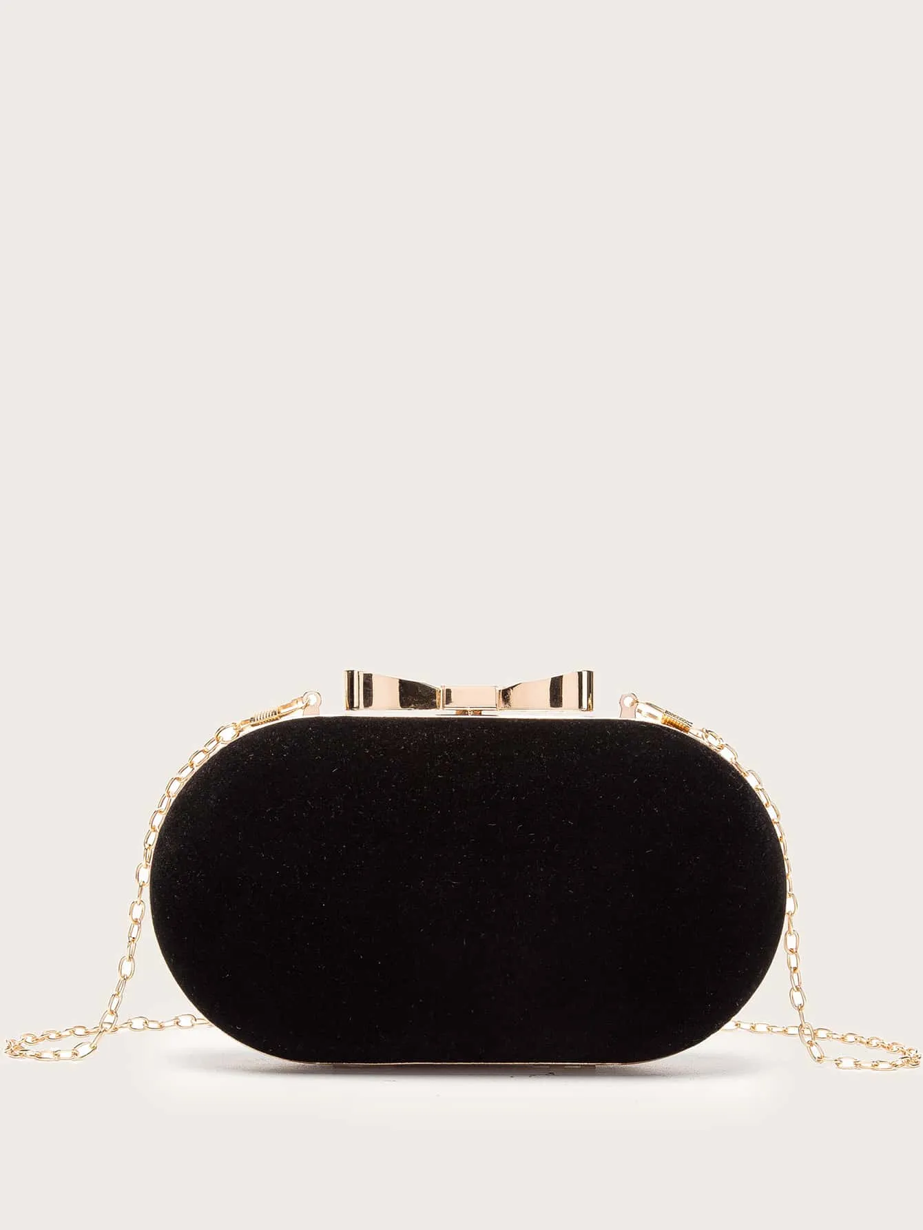 Velvet Box Clutch Bag