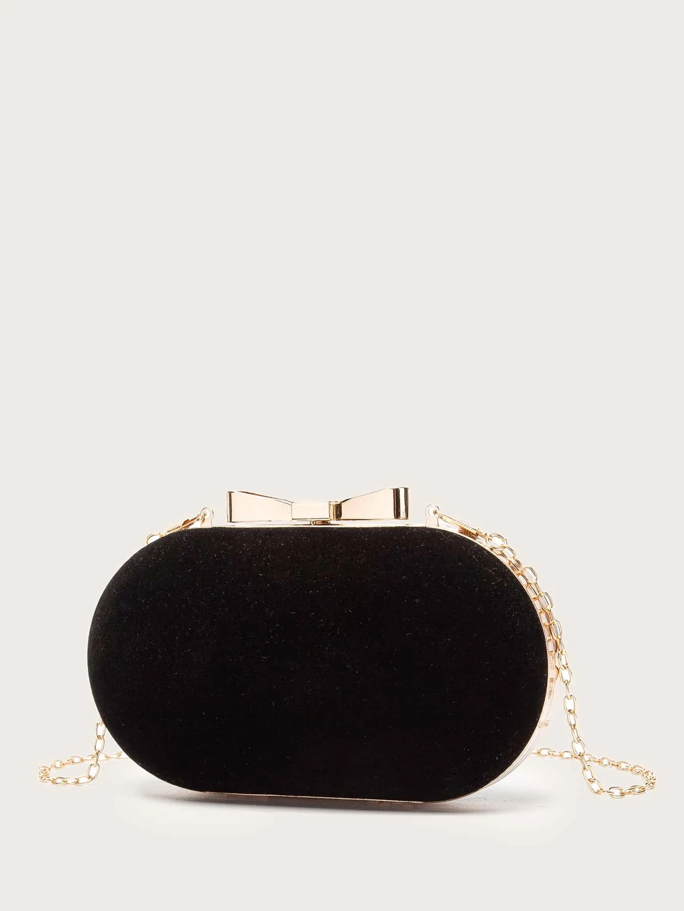 Velvet Box Clutch Bag