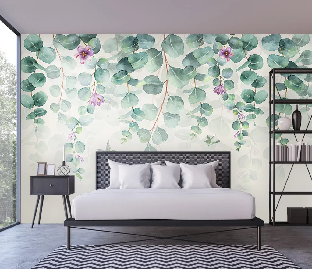 Vine Leaf Wallpaper Murals for Exquisite Décor