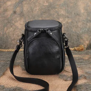 Vintage Black Cross Body Handbag Over The Shoulder Purse For Women