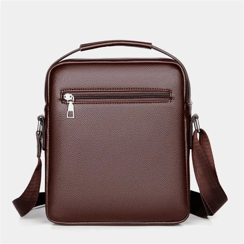 Vintage-Style Waterproof Men's Messenger Bag – Durable Crossbody Tote