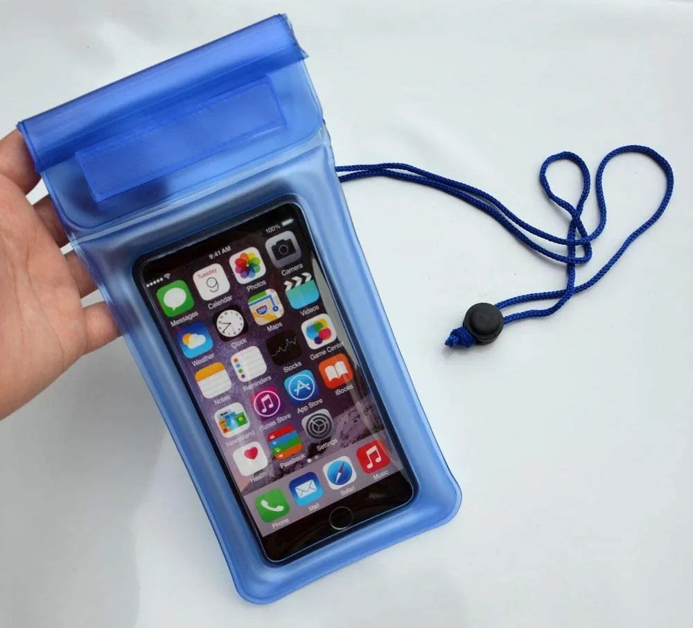 Waterproof and Transparent Mobile Bag Cover for Protection in Rain - Random Colors