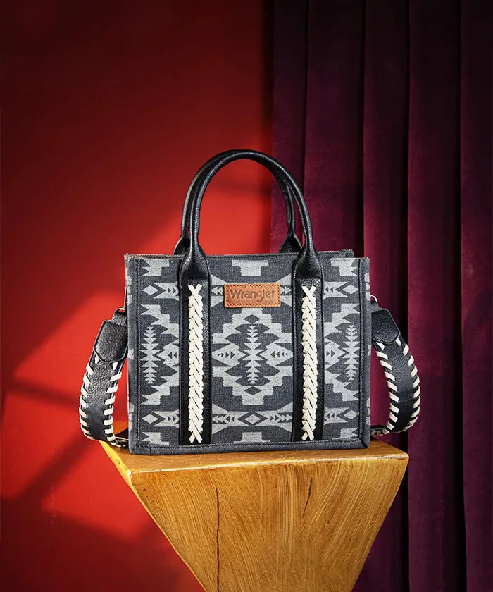 Wrangler Aztec Print Tote Bag Set