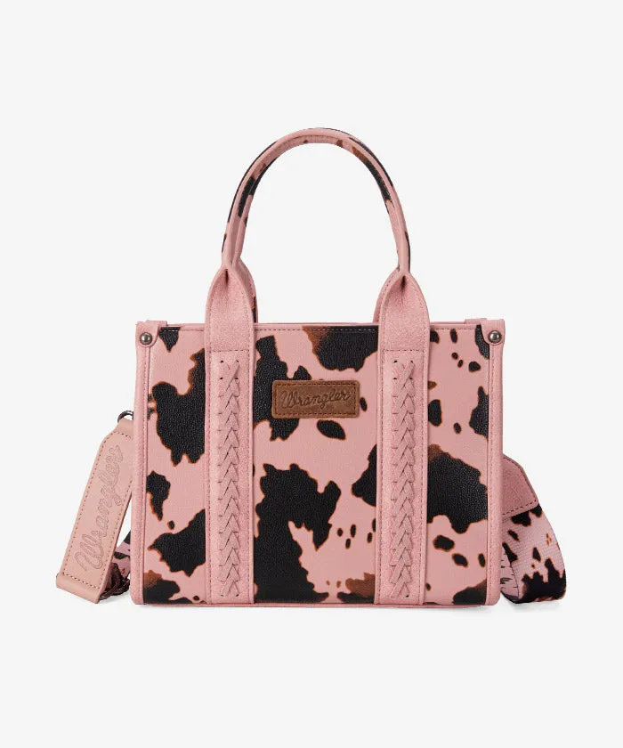 Wrangler Cow Print Concealed Tote Bag